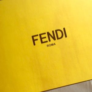 Fendi studded sneakers new
